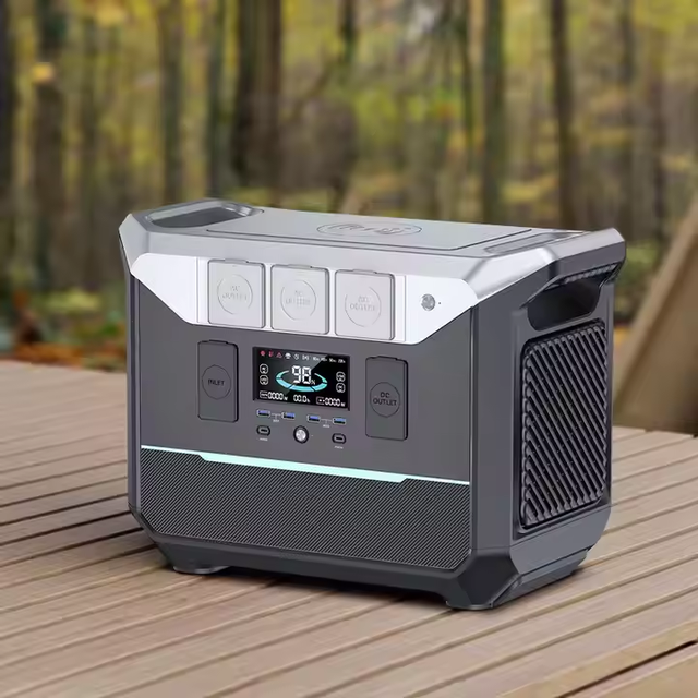 2000W Powerstation LiFePO4 Solar Generator 220V EU Plug Portable Power Station for Emergency