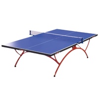 Table de tennis de table Red Double Happiness T3088, pliable, standard, mobile, arquée, pour intérieur et usage domestique