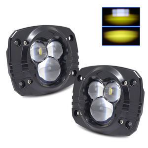 ไฟทำงานมอเตอร์ไซค์ Qidewin แบบสามเลนส์ LED 12V ความเข้มแสงสูง สำหรับรถมอเตอร์ไซค์ไฟฟ้า Big Monkey - Product Image 2