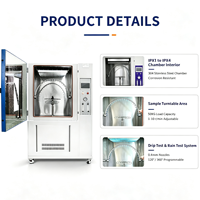 Equipo de Prueba de Impermeabilidad BAONAD BND-IPX14B-R200 IPX1 IPX2 IPX3 IPX4, Simulador de Lluvia para Cámara IEC 60529, Alta Precisión 0.1mm