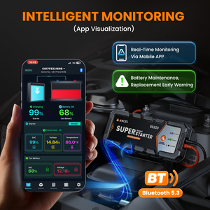 ANCEL BS200 12V Super <span class=keywords><strong>Starter</strong></span> - Solution de démarrage intelligente, permanente et sans entretien avec contrôle par application et durabilité de 100 000 cycles - Product Image 5