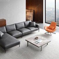SPARKLE Mobilier de salon moderne en cuir Fauteuil inclinable pour les loisirs Fauteuil canapé simple