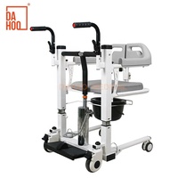 Chaise de transfert de soins infirmiers de Machine de levage patient de levage hydraulique réglable en hauteur pliable Portable pour les personnes âgées handicapées