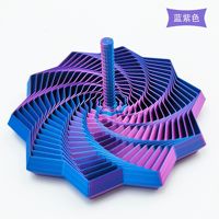 Juguete Sensorial Expandible Impreso en 3D, Nuevo Juguete Sensorial Estrella 2025 con Mango, Espiral de Panal, Fractal, Hexágono