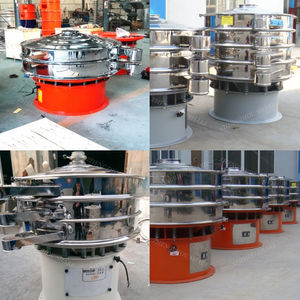 Crible vibrant industriel en acier inoxydable, séparateur de poudre mobile, filtre vibrant <span class=keywords><strong>rotatif</strong></span> pour l'exploitation minière - Product Image 5