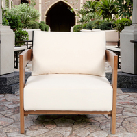 Vente en gros d'usine Mobilier d'extérieur Fauteuil de canapé en bois massif pour événement monoplace souple pour fête de mariage