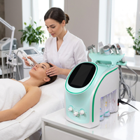 Máquina Facial 6 en 1 de Hidrodermoabrasión con Pequeñas Burbujas, Dispositivo de Cuidado de la Piel de Grado Spa con Mango BIO para Belleza y Medicina Estética