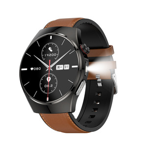 Montre connectée Ge31 Bluetooth, moniteur de fréquence cardiaque et d'oxygène dans le sang, tracker d'exercice, bracelet en silicone unisexe noir - Product Image 2
