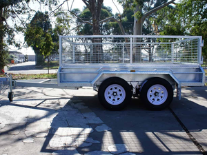 <span class=keywords><strong>Remorque</strong></span> de transport de voitures Boshien 9*5, 2001-3000 kg de charge utile, <span class=keywords><strong>2</strong></span> essieux, avec cage grillagée de 900 mm - Product Image 3