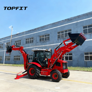 Chargeuse-pelleteuse diesel haute puissance TOPFIT TLS3CX avec benne de 1 m et pales en H pour travaux de construction lourds et excavations - Product Image 3