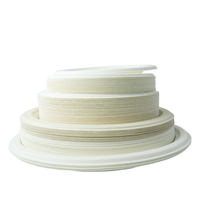 Plateau jetable écologique en pulpe de bagasse de 10 pouces, biodégradable et compostable, pour la restauration