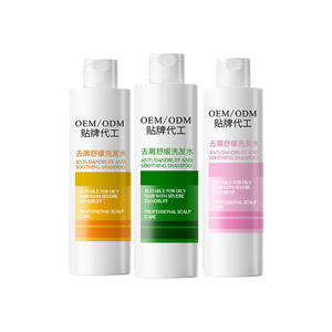 Champú 2 en 1 OEM Rojo, Anticaspa, Calmante, con Alcohol, Mejora la Picazón en la <span class=keywords><strong>Cabeza</strong></span>, Loción <span class=keywords><strong>de</strong></span> Limpieza Profunda, Guangdong General - Product Image 1