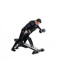 Banc multifonctionnel noir pour haltères, chaise de fitness professionnelle, banc domestique pour pompes, abdominaux et musculation