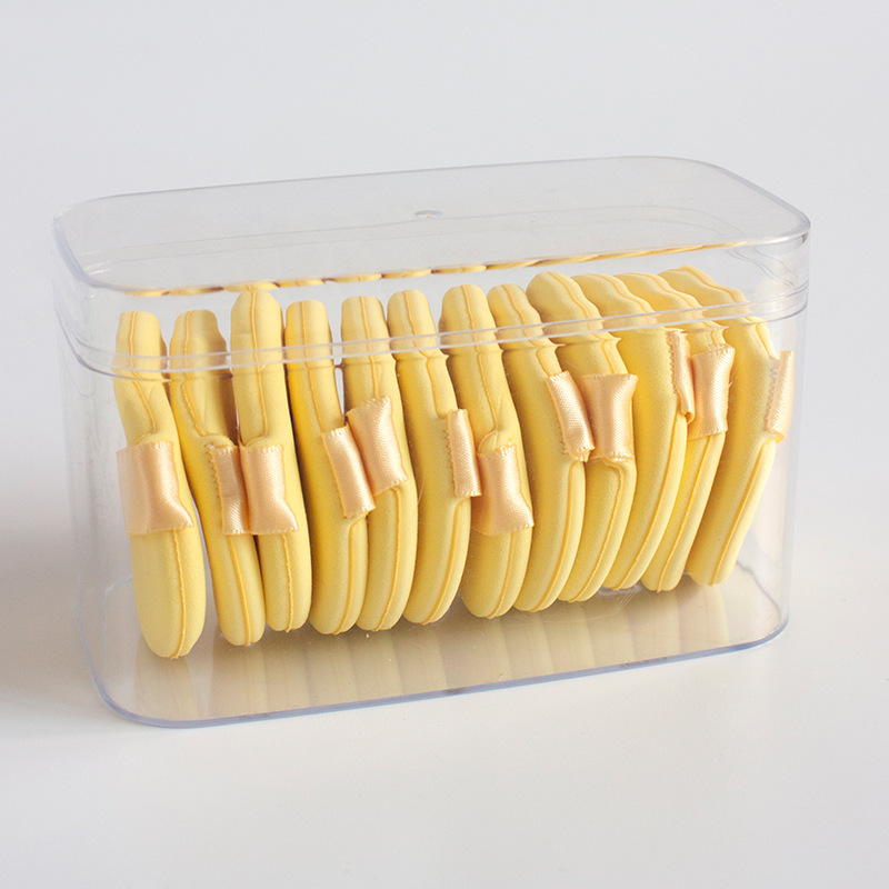 1 caja de 12 piezas - forma de lágrima amarillo leche