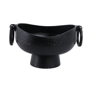 Ciotola Decorativa Moderna in Metallo, Centrotavola Contemporaneo per Tavolino da Caffè - Product Image 1