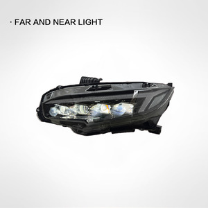 Conjunto de Faros Delanteros de Décima Generación FK8 Modificado con Luz Diurna LED, Señal de Giro Dinámica y Lente, Nuevo Faro LED - Product Image 2