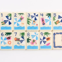 Ensemble de Mahjong Américain Moderne de Luxe en Acrylique, 160 Tuiles, Kit de Jeu de Mahjong Personnalisé Gravé sur Mesure pour Fêtes Familiales