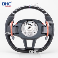 Volant sport en cuir personnalisé en fibre de carbone véritable pour BMW CS 2024 M3 F30 G20 G30 E60 E46 E90 M5 F10 Ohc