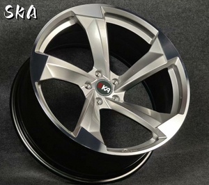Jantes forgées sur mesure SKA à 5 branches 5x112 19 20 21 22 23 pouces pour <span class=keywords><strong>Audi</strong></span> <span class=keywords><strong>A3</strong></span> 8V A4 B8 B9 et VW Golf Mk7 Passat B8 Tiguan - Product Image 4