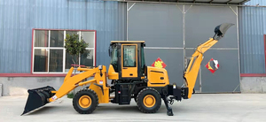 รถขุดตักดินขนาดเล็ก 4x4 แบบมีล้อ รถตักหน้าอเนกประสงค์สำหรับงานก่อสร้าง - Product Image 1