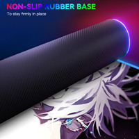 FLAME SNAKE Cartoon Series Anime LED Light Tapis de souris XL , 80 30 Tapis de souris Led , RGB Tapis de souris Gaming 800 300mm