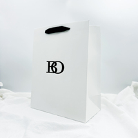 Sac en papier personnalisé avec logo imprimé, écologique, biodégradable, de luxe, pour vêtements, shopping, cadeaux, avec poignée en ruban