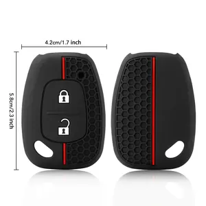 <span class=keywords><strong>Housse</strong></span> de clé en silicone à <span class=keywords><strong>2</strong></span> boutons, pour Opel Vauxhall Vivaro Movano Renault Master Trafic <span class=keywords><strong>Kangoo</strong></span> Nissan Primastar, coque de télécommande - Product Image 6