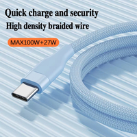Câble de données OEM personnalisé en nylon tressé de type C pour Android Câble de USB-C à chargement rapide compatible avec les téléphones portables et les batteries externes