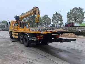 Camion de dépannage Sanhuan à moteur diesel, transmission manuelle, norme Euro 3, état neuf, <span class=keywords><strong>prix</strong></span> bas, véhicule à garde-corps à fond plat - Product Image 5