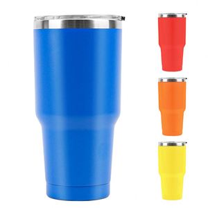 Vaso Térmico de Acero Inoxidable de 30oz para Café, al por Mayor, con Popote, para Impresión Láser - Product Image 1