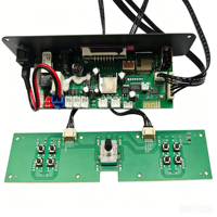 Module d'amplification audio pour système de sonorisation extérieur sur chariot