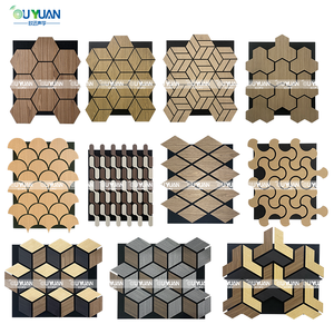 Panneau mural acoustique moderne au design personnalisé, haute densité, insonorisant, écologique, pour bureaux et salons - Product Image 2