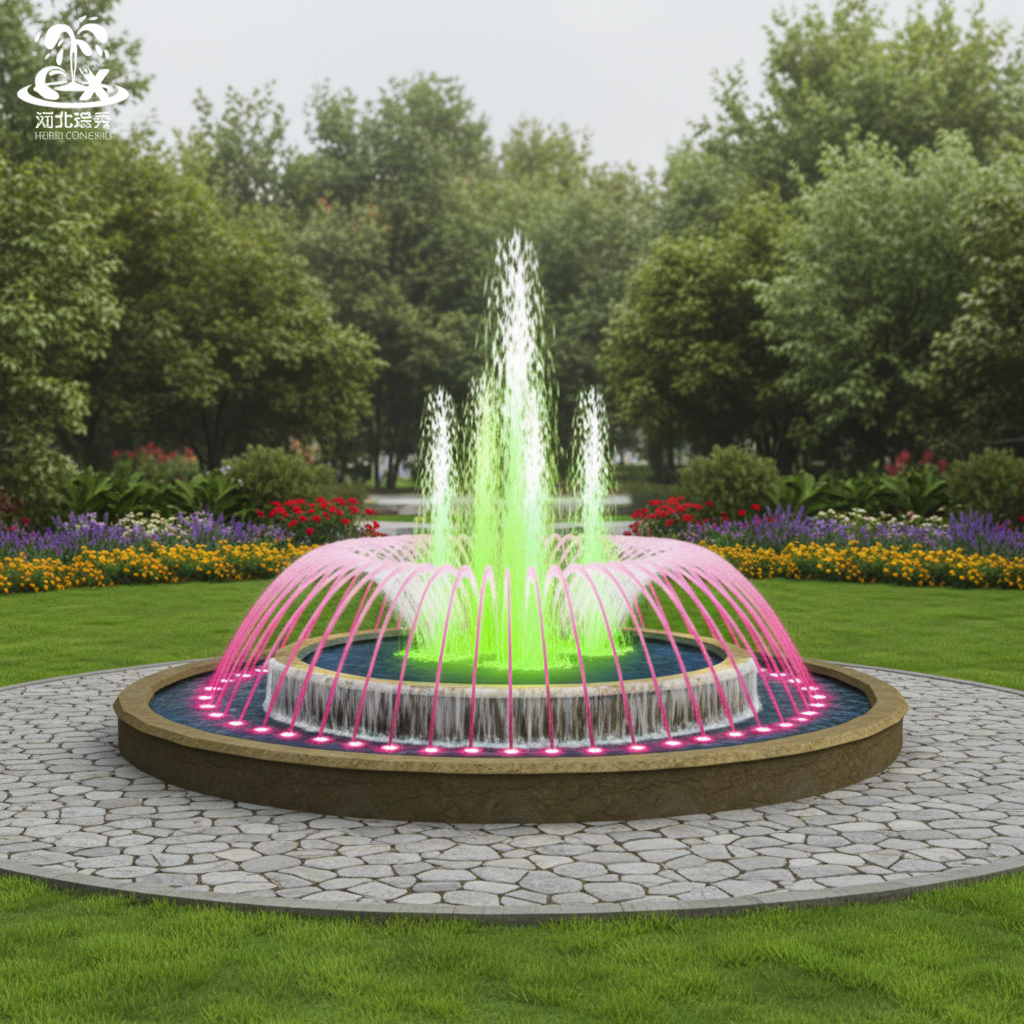 Hot Selling Fountain Equipment Outdoor Light Shows Water Dancing Outdoor Music Fountain Equipment