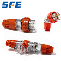 Prise électrique industrielle SFE CEE, étanche IP66, 3 broches/4 broches/5 broches, 10A-63A, norme australienne
