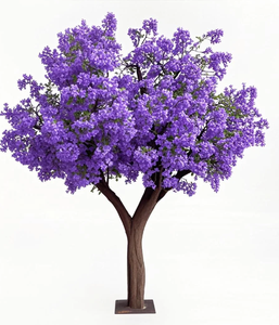 Árbol de <span class=keywords><strong>Jacaranda</strong></span> Artificial resistente a los rayos UV paisaje interior al aire libre exposición boda evento Fiesta decoración púrpura flor árbol - Product Image 3