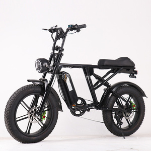 Vélo Électrique Hybride Chinois en Gros OEM ODM avec Pneus Larges 20*4.0, Moteur 500W 800W, Batterie au Lithium 48V 60V, Fat Bike - Product Image 2