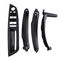Juego de 4 Manijas Interiores de Puerta Delantera para Conductor, para BMW E70 E71 X5 X6, LHD/RHD