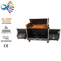 Étui de console détachable et pliable IP65 pour Yamaha DM7-EX avec levage hydraulique facile, doublure EVA et rangement personnalisé