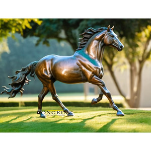 Scultura Personalizzata di Animale in Bronzo a Grandezza Naturale Fusione Statua di Cavallo Alato in Bronzo Scultura di Cavallo in Ottone - Product Image 3