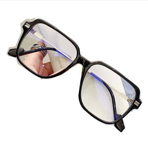 CX جديد TR صندوق نظارات نسائية إطار كبير نظارات مضادة للضوء الأزرق اتجاه المشاهير الإنترنت مع إطار نظارات خفيف عادي - Product Image 1