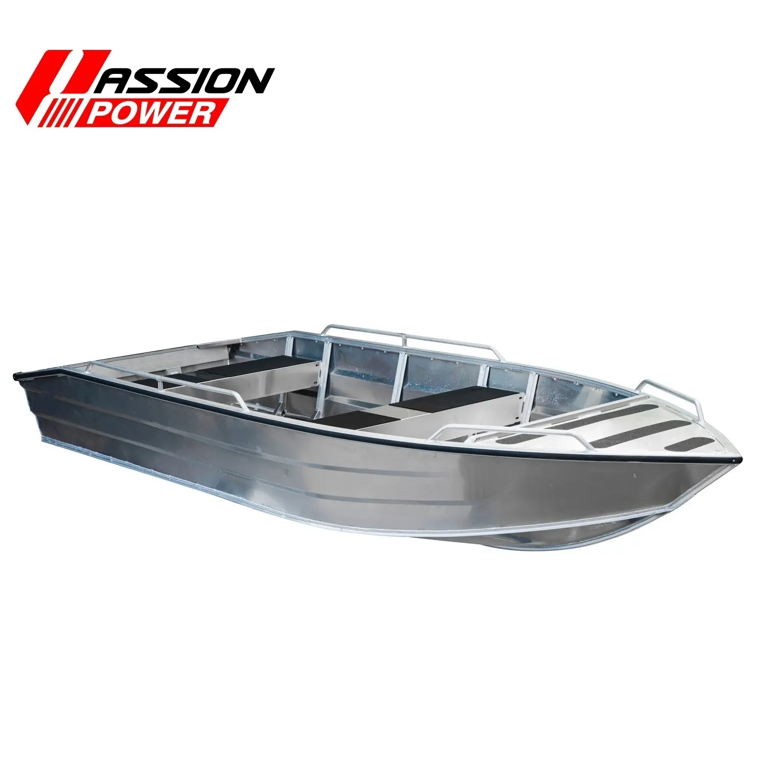 pontoon inflatable cabin row welded hull rib alloy jet fishing aluminum boat
