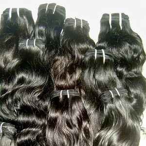 Cabello Remy 100% Virgen Brasileño, Extensiones de Cabello Remy con Doble Trama a Máquina, Paquete de 100g, Textura Suave y Fijación Fuerte - Product Image 1
