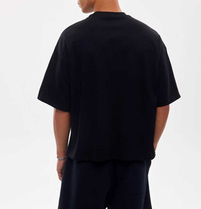 Summer American Style Street Casual 100% Cotton Original Simple Letter Printing T-shirt à manches courtes 2025 Fashion Brand - Product Image 4