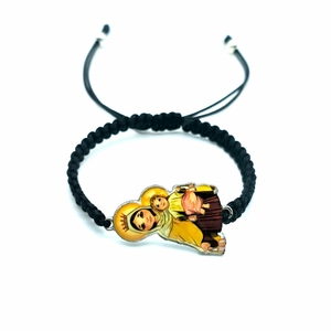 LC20250721 Rosario all'Ingrosso con <span class=keywords><strong>Corda</strong></span> Intrecciata <span class=keywords><strong>in</strong></span> Macramè della Beata Vergine Maria, Portafortuna Religioso - Product Image 4