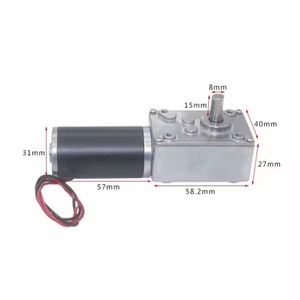 Motor de Reducción de Engranajes DC con Codificador 5840-31ZY, Motor de Alto Torque en Ángulo Recto, 12V/24V - Product Image 3