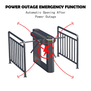 手动/半自动/自动安全三脚架旋转门门禁旋转门 - Product Image 6