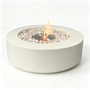 <span class=keywords><strong>Chimenea</strong></span> de <span class=keywords><strong>Bioetanol</strong></span> Redonda de Lujo, Independiente, con Control de Llama de Combustión Limpia y Protección de Seguridad para Villas, Resorts y Patios - Product Image 3