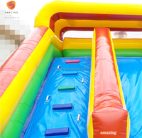 Glissière d'eau gonflable populaire de PVC/videur gonflable de glissière d'enfants/grandes glissières gonflables faites sur commande pour des enfants