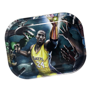 3D Effect Plastic Custom Plain Blank Rolling Tray Scale With Magnetic Lid Wholesale In Stock