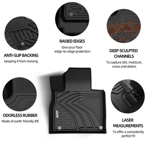 Alfombrillas de coche de TPE, Juego de 4 piezas para <span class=keywords><strong>HYUNDAI</strong></span> <span class=keywords><strong>SANTA</strong></span> <span class=keywords><strong>FE</strong></span> 2019 +/ - Product Image 6